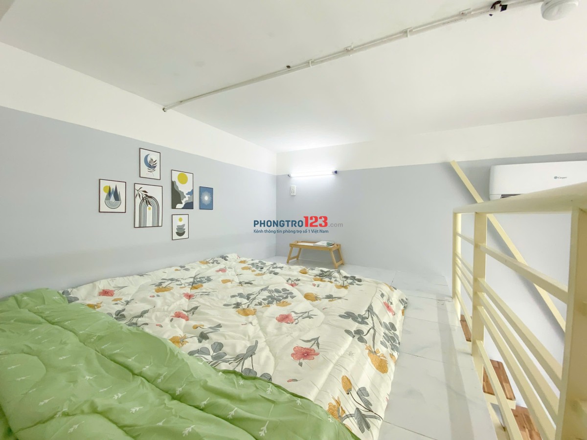PHÒNG CÓ GÁC FULL NỘI THẤT CỬA SỔ LỚN THOÁNG MÁT Ở BÌNH THẠNH GIÁP PHÚ NHUẬN , Q3 - LH: 0334998413