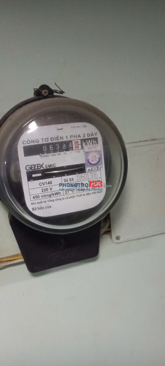 CHÍNH CHỦ CẦN CHO THUÊ PHÒNG TRỌ RỘNG RÃI, 15M2, THOÁNG MÁT, SẠCH SẼ