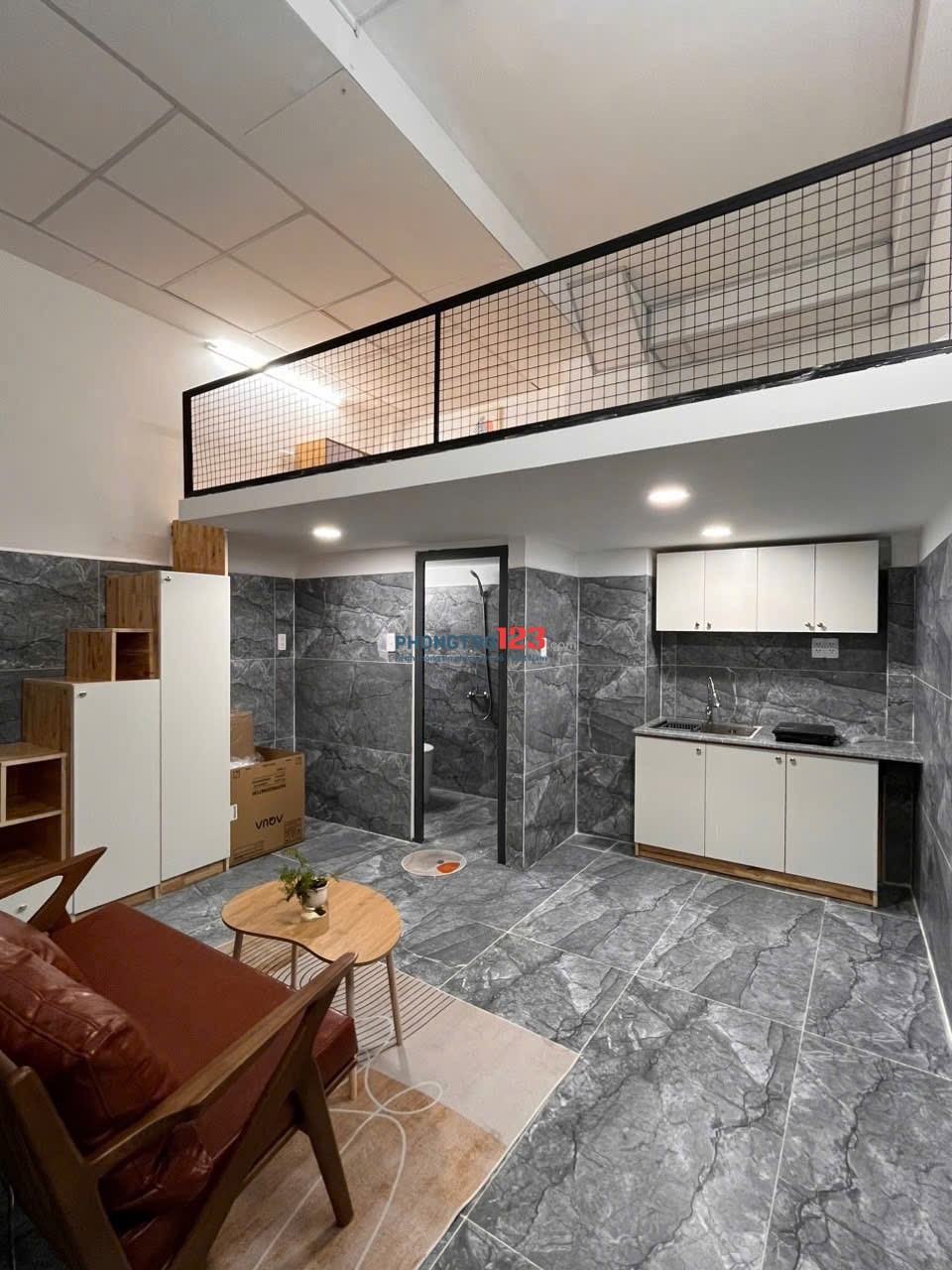 Cho thuê phòng có gác cao cấp đầy đủ nội thất Tại Tân Phú