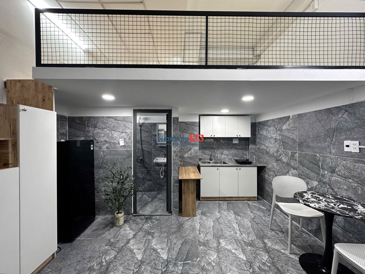 Cho thuê phòng có gác cao cấp đầy đủ nội thất Tại Tân Phú