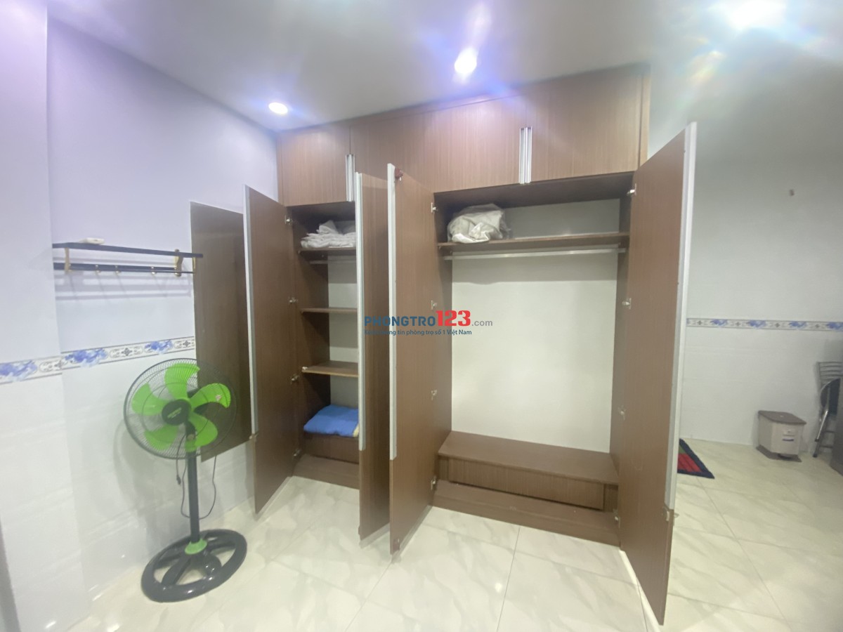 Cho thuê phòng mới đẹp đầy đủ tiện nghi ở Cách Mạng Tháng 8 quận 10 hẻm xe tải thông ra Hoà Hưng