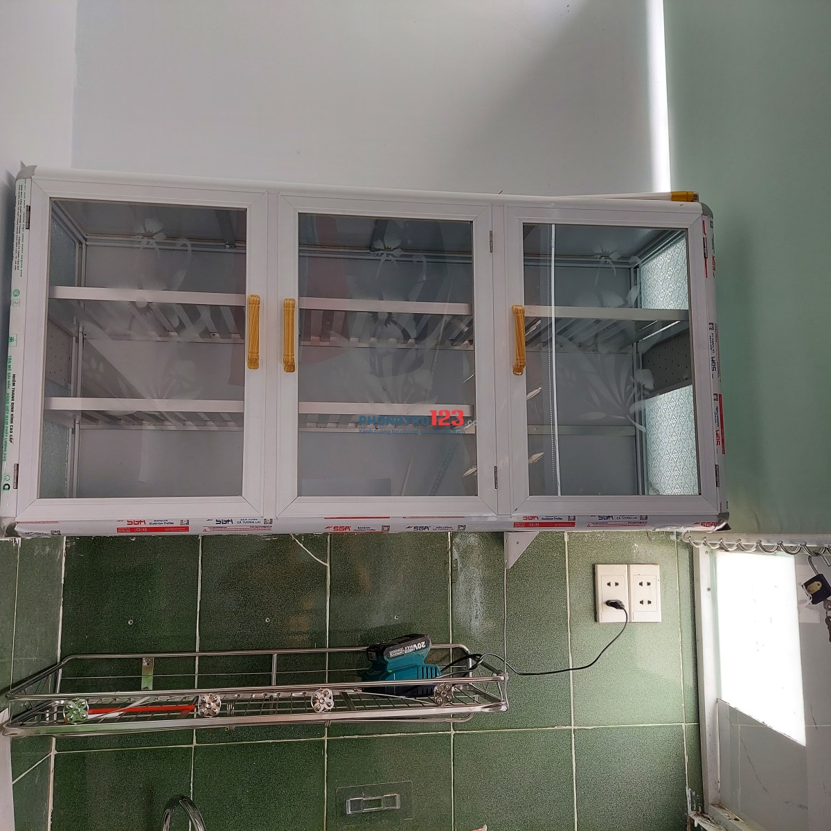 Phòng trọ 25m2 máy lạnh gần AEMALL, Bến xe miền tây, siêu thoáng an toàn PCCC (còn tin-còn phòng)