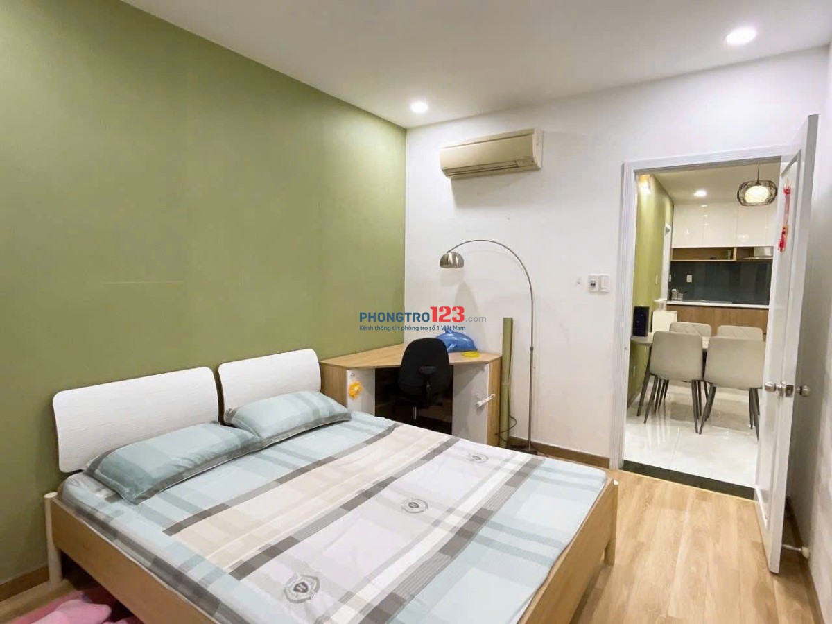 Chung cư Satra, Phan Đăng Lưu, P1, PN, 145m2, 3PN, 2WC, Nội thất, 21tr/th.