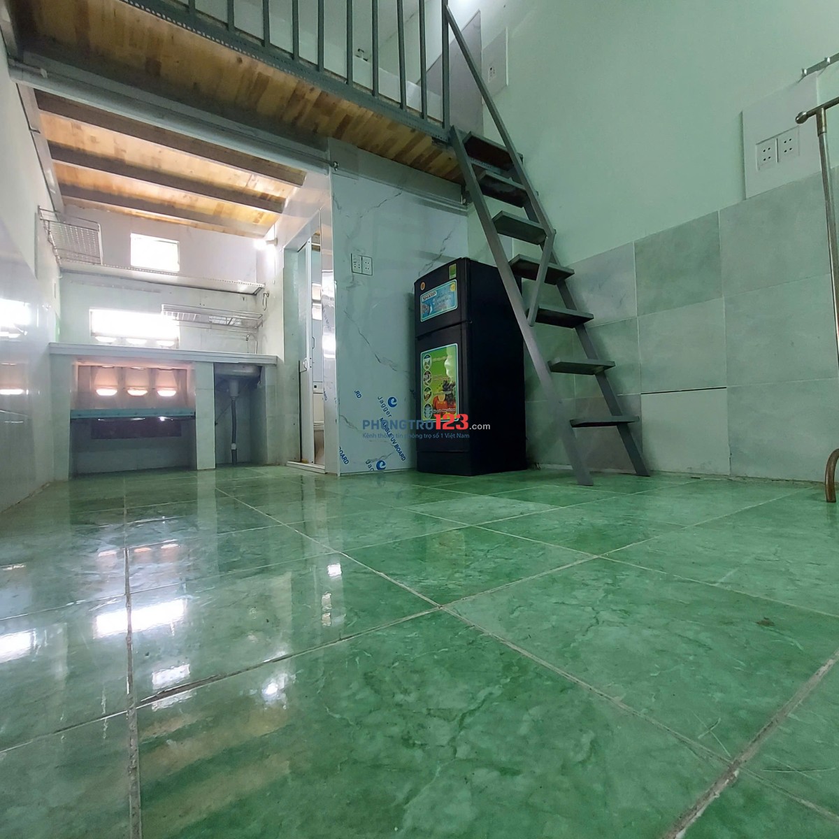 Phòng trọ 25m2 máy lạnh gần AEMALL, Bến xe miền tây, siêu thoáng an toàn PCCC (còn tin-còn phòng)