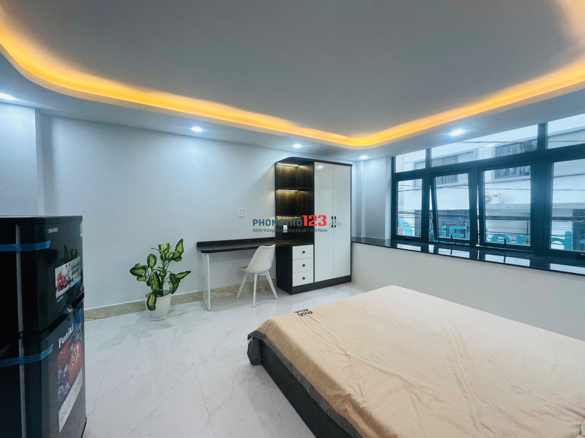 CHO THUÊ PHÒNG FULL NỘI THẤT – CỬA SỔ THOÁNG MÁT – NGAY CHỢ BÀ CHIỂU – 6TR5