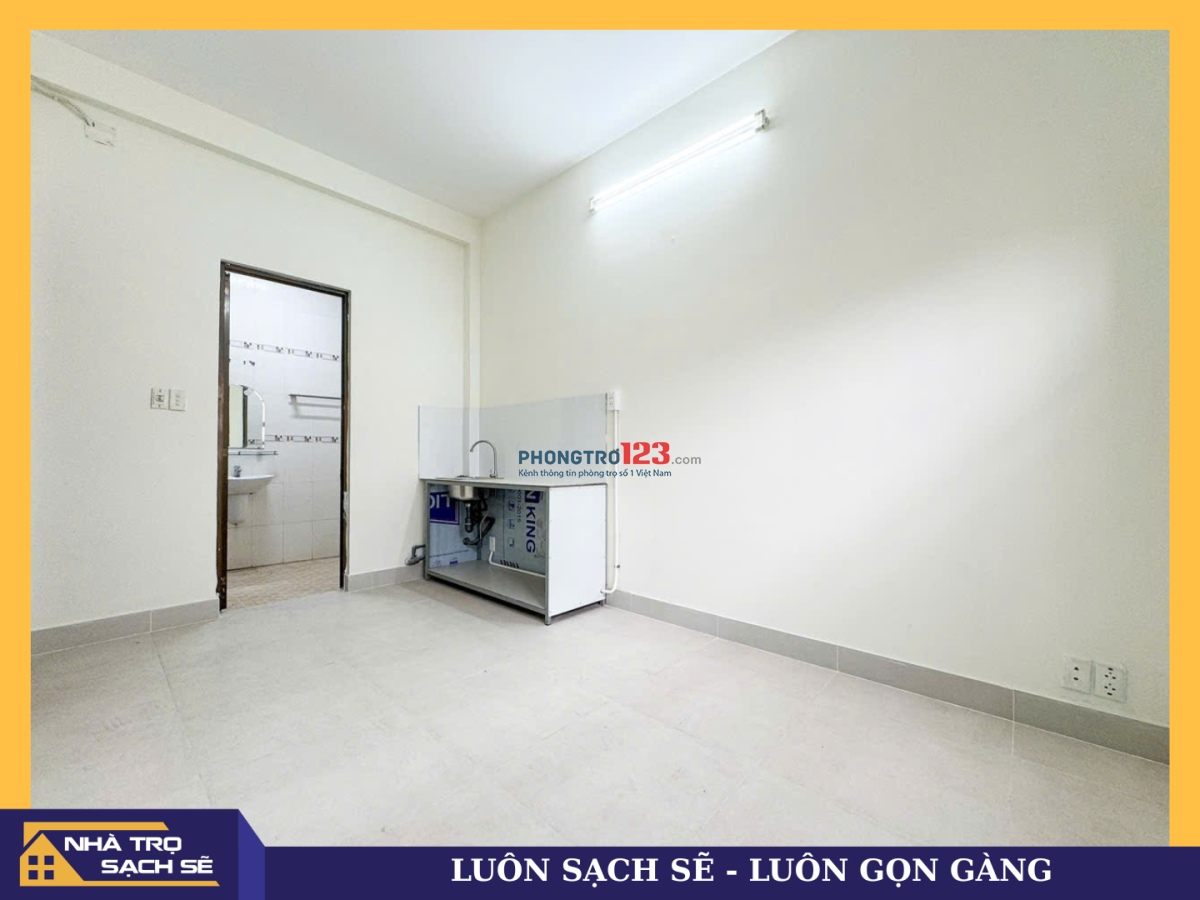 TRỌ MỚI PHÒNG RỘNG RÃI GẦN Mega Market Q12
