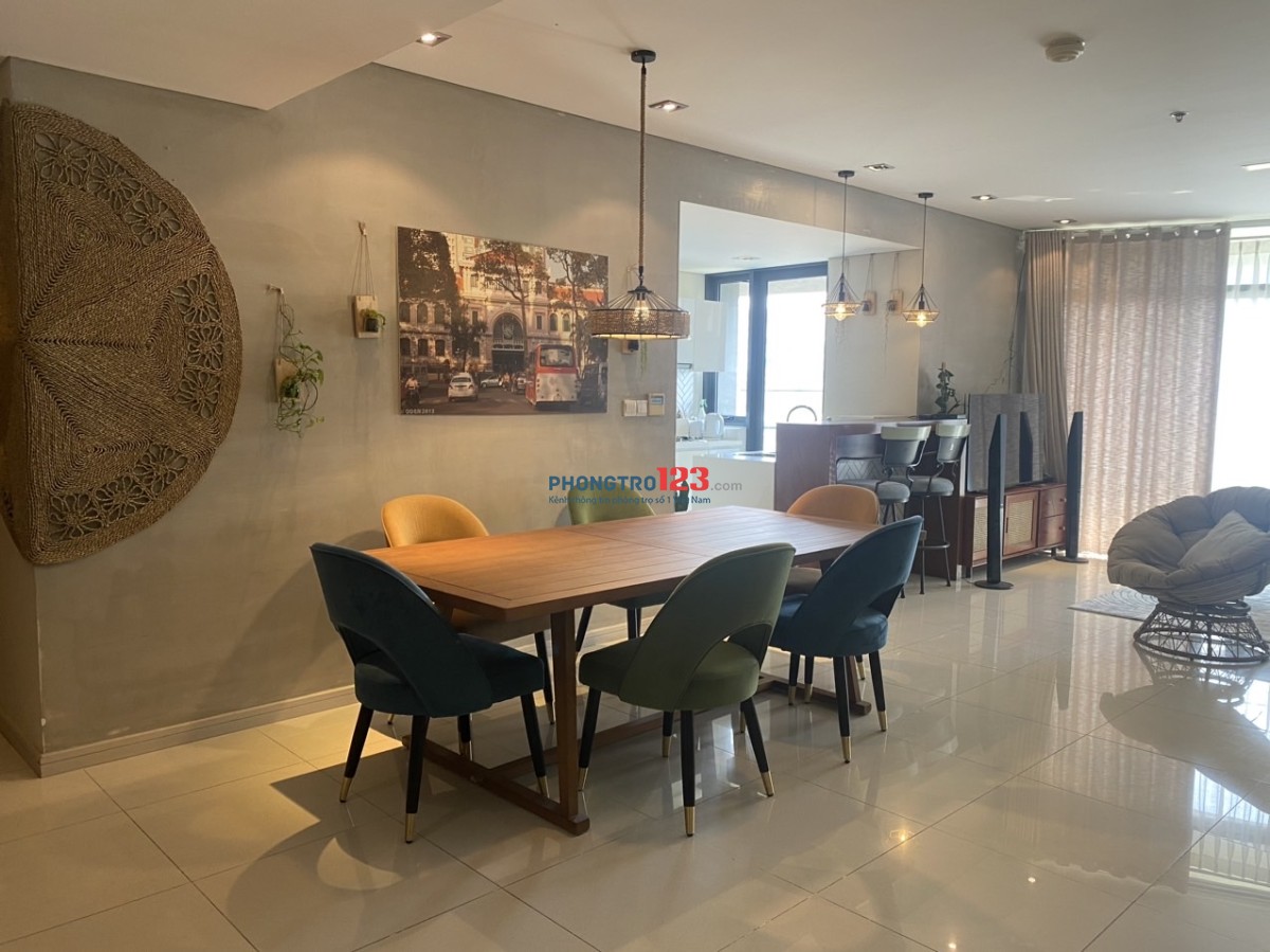 Satra Eximland - Phan Đăng Lưu, P1, PN, 145m2, 3PN, 2WC, Nội thất, 22tr/th