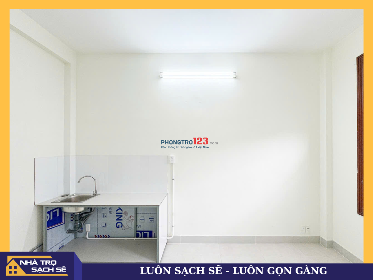 TRỌ MỚI PHÒNG RỘNG RÃI GẦN Mega Market Q12