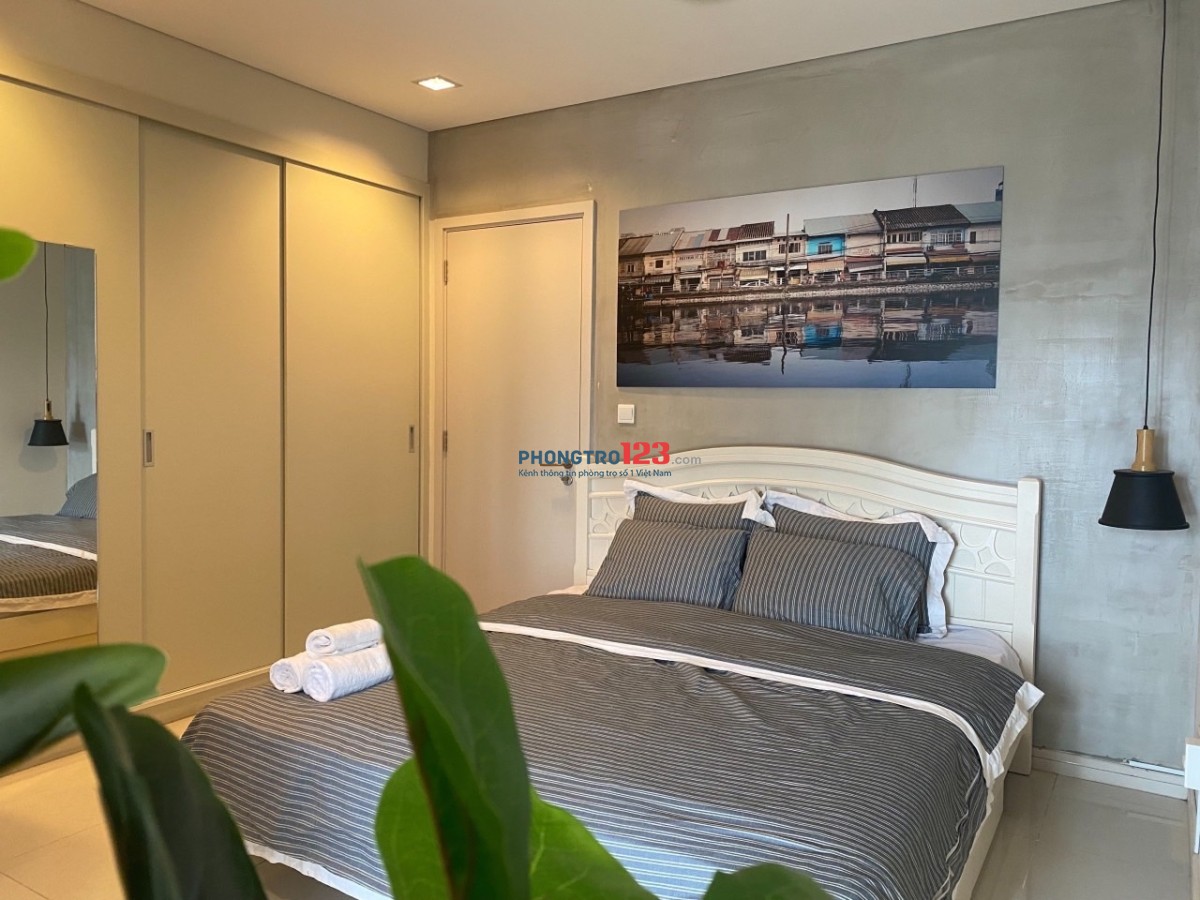 Satra Eximland - Phan Đăng Lưu, P1, PN, 145m2, 3PN, 2WC, Nội thất, 22tr/th