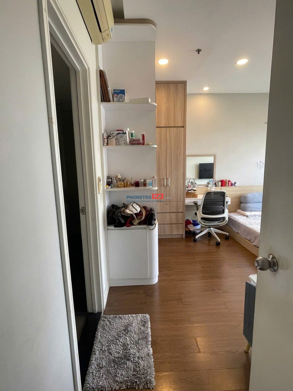 Chung cư Screc, Trường Sa, Quận 3: 2p ngủ, 2wc, nội thất mới, 12tr/th, 80m2.