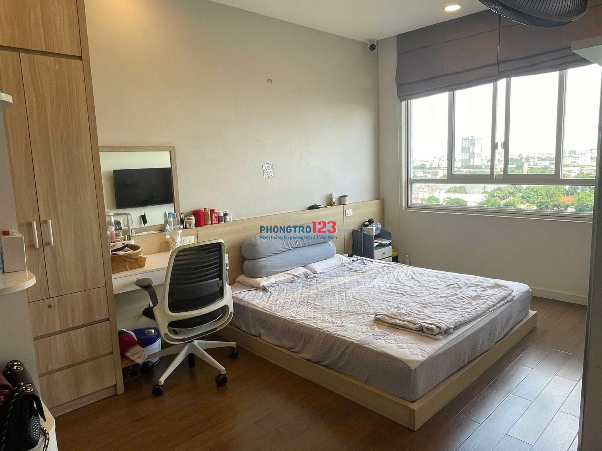 Chung cư Screc, Trường Sa, Quận 3: 2p ngủ, 2wc, nội thất mới, 12tr/th, 80m2.