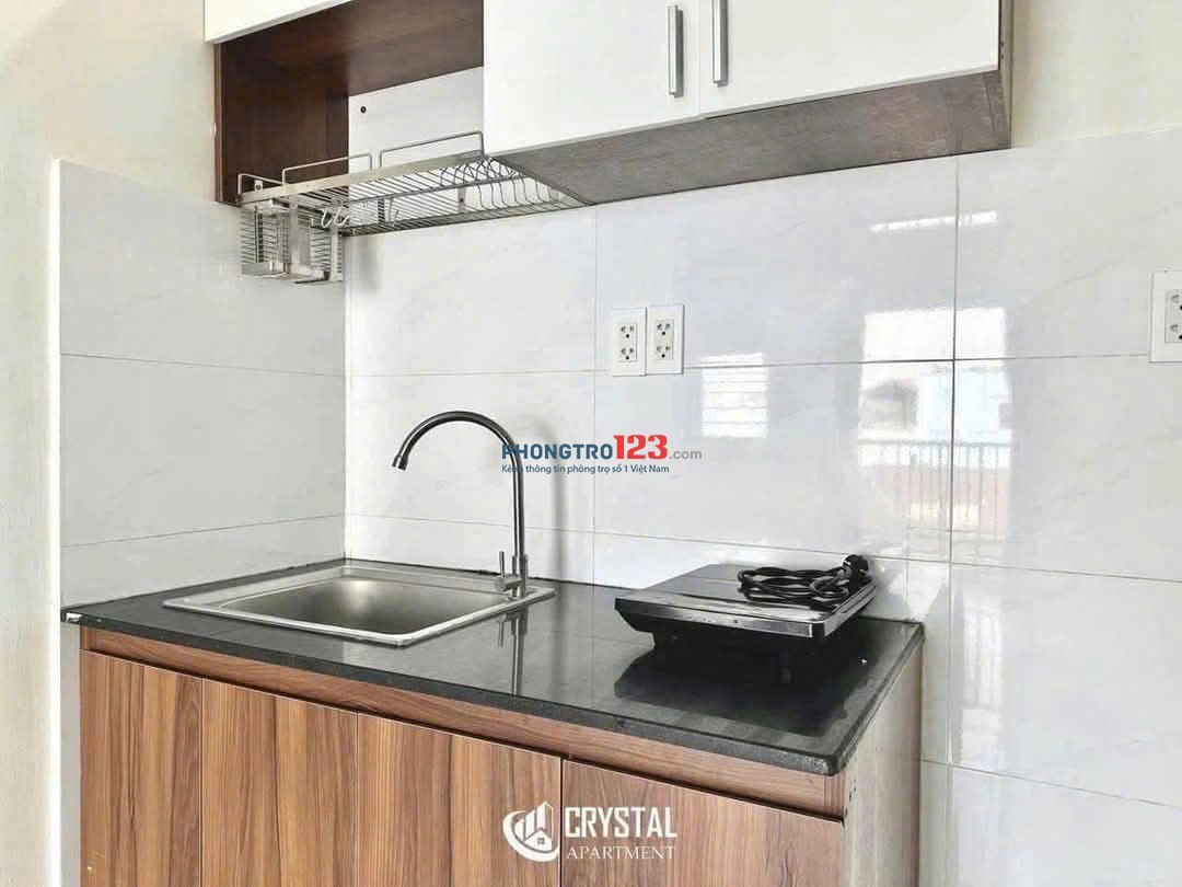 Phòng trọ có gác và ban công full nội thất ngay giữa trung tâm Tân Phú