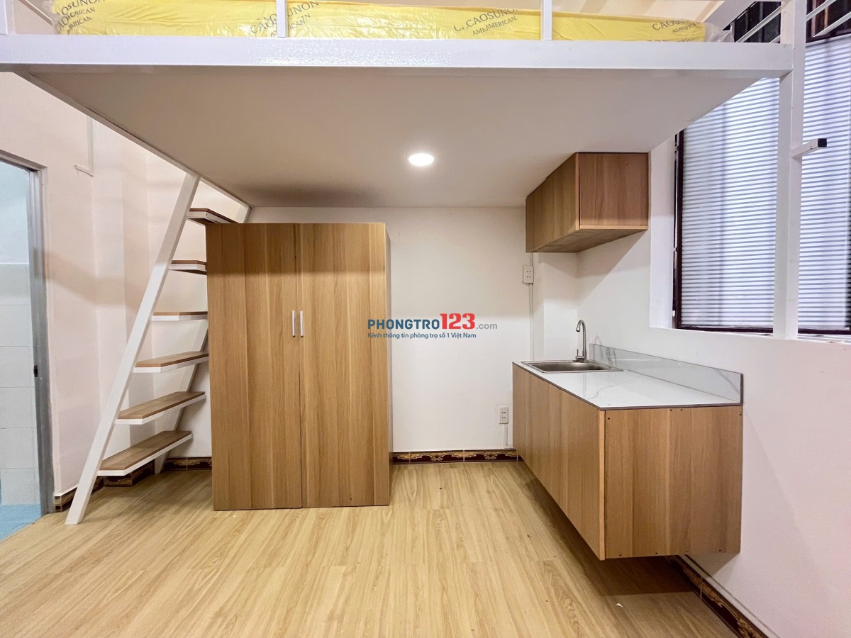 Cho thuê phòng gác/duplex đủ nội thất ở đường 3/2 quận 10 gần cầu vượt, Satramart, Vạn Hạnh Mall