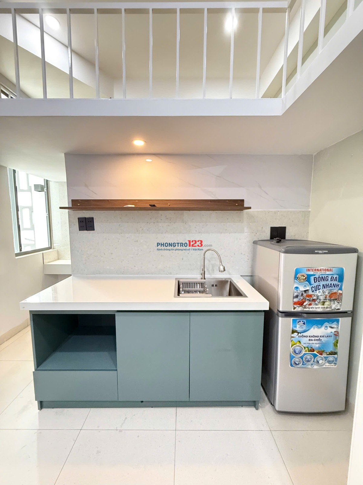 Cho thuê phòng gác/duplex mới nhà thang máy ở Dương Quảng Hàm Gò Vấp gần siêu thị Emart, ĐH Văn Lang