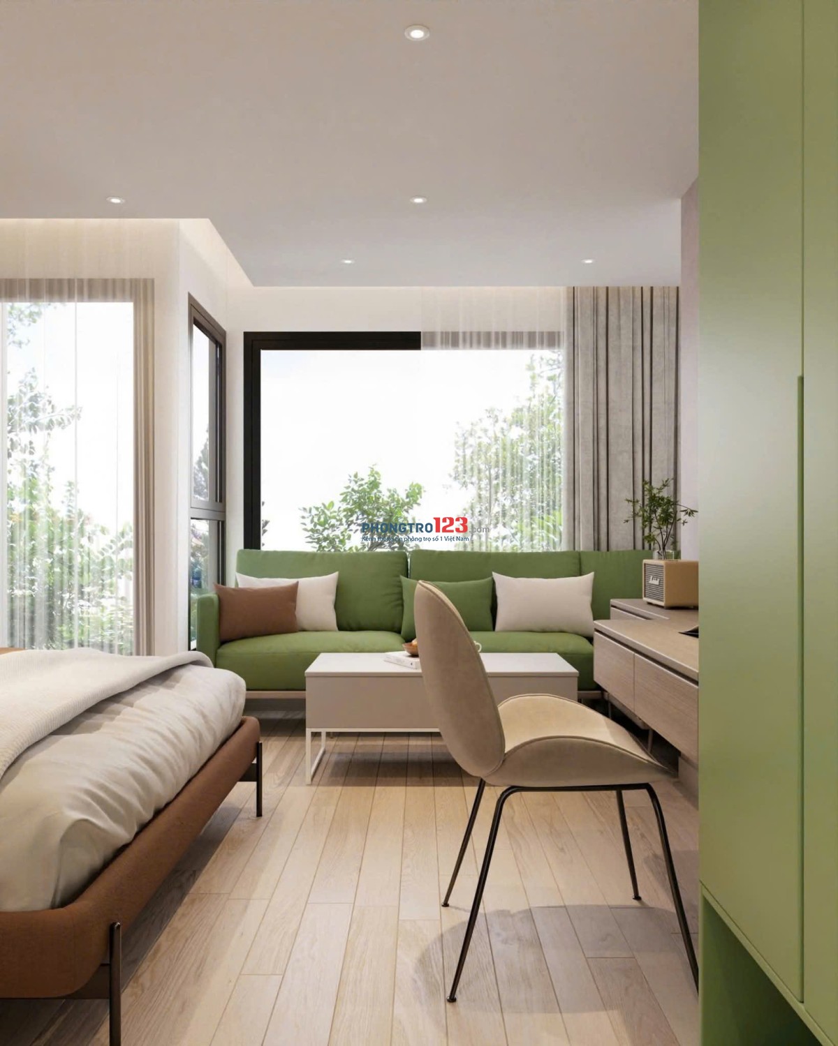 CHO THUÊ PHÒNG FULL NỘI THẤT CAO CẤP CỬA SỔ LỚN ĐÓN NẮNG Ở PHÚ NHUẬN NGAY GẦN Q1,Q3 - 0334998413