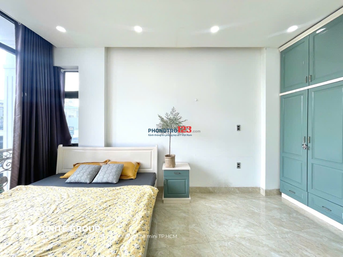CHO THUÊ PHÒNG FULL NỘI THẤT MỚI 100% – 35m² – CỬA SỔ LỚN, SIÊU THOÁNG – PHÚ NHUẬN GẦN Q1, Q3
