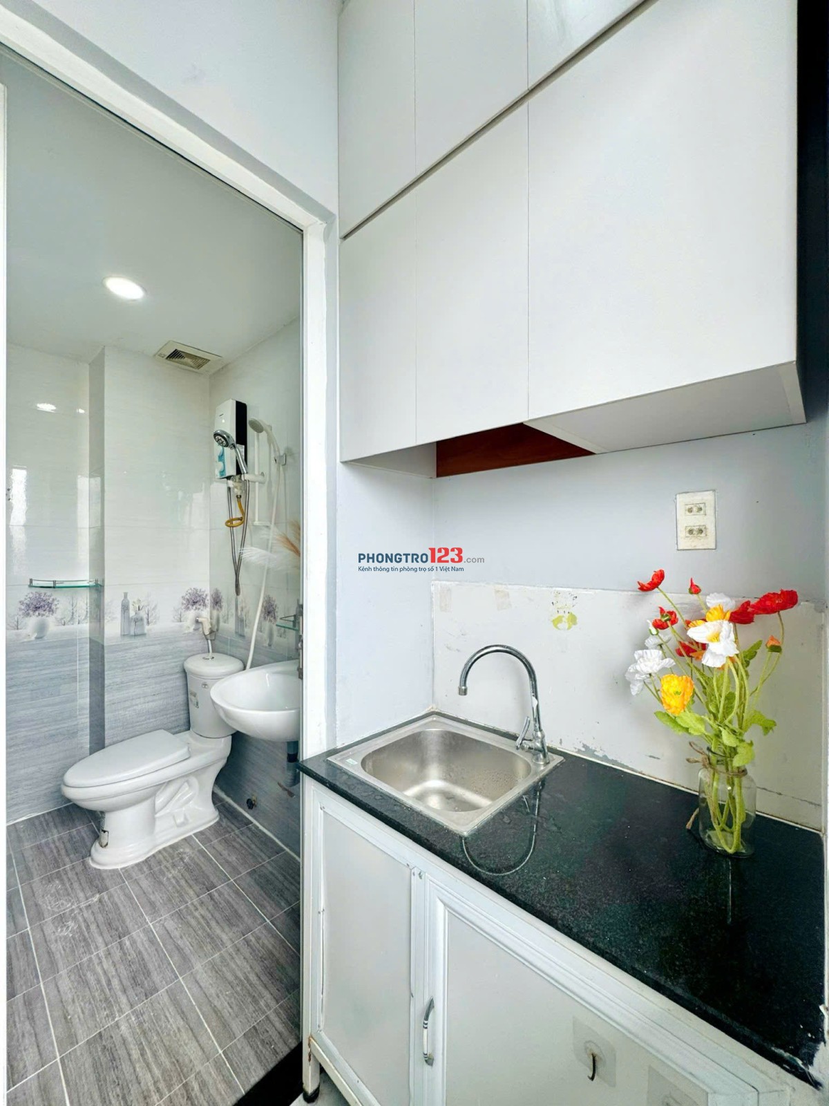 CHO THUÊ PHÒNG TRỌ CỬA SỔ BAN CÔNG CỰC THOÁNG CẠNH CẦU NGUYỄN VĂN CỪ QUẬN 1 CÓ THỂ Ở LUÔN