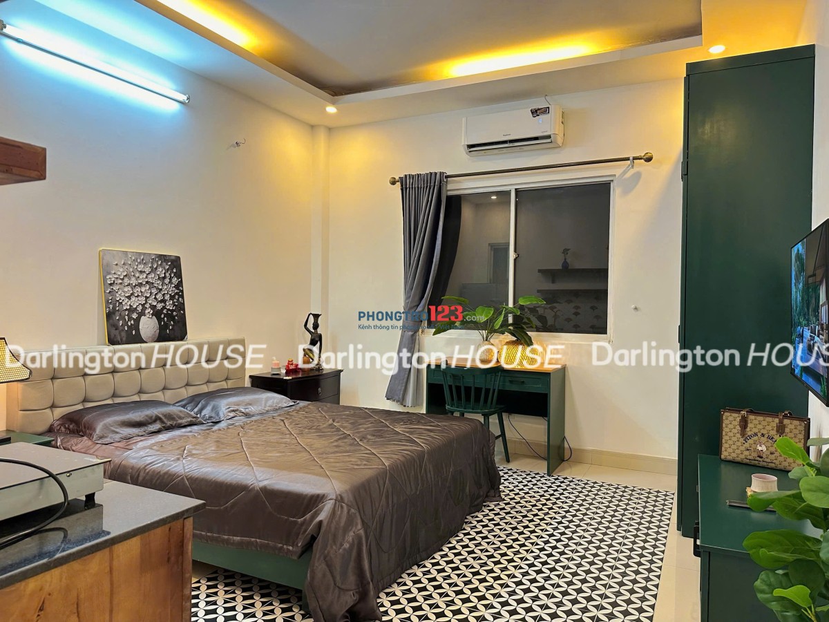 Căn Hộ Gần Cầu Thủ Thiêm, Máy Giặt Riêng, Studio 30m2, Cửa sổ trời, Gần Landmark 81,Bason, Hàng Xanh