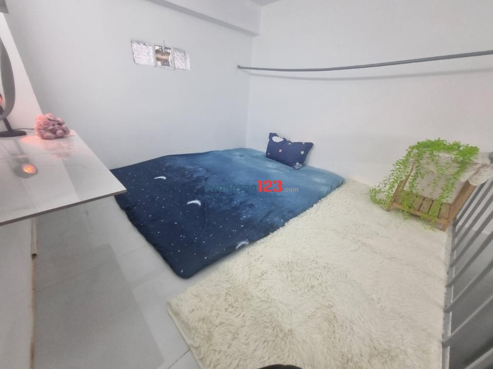 Cho thuê phòng trọ 18m2 có gác tại DQH, P6, GV, giờ giấc tự do, không chung chủ