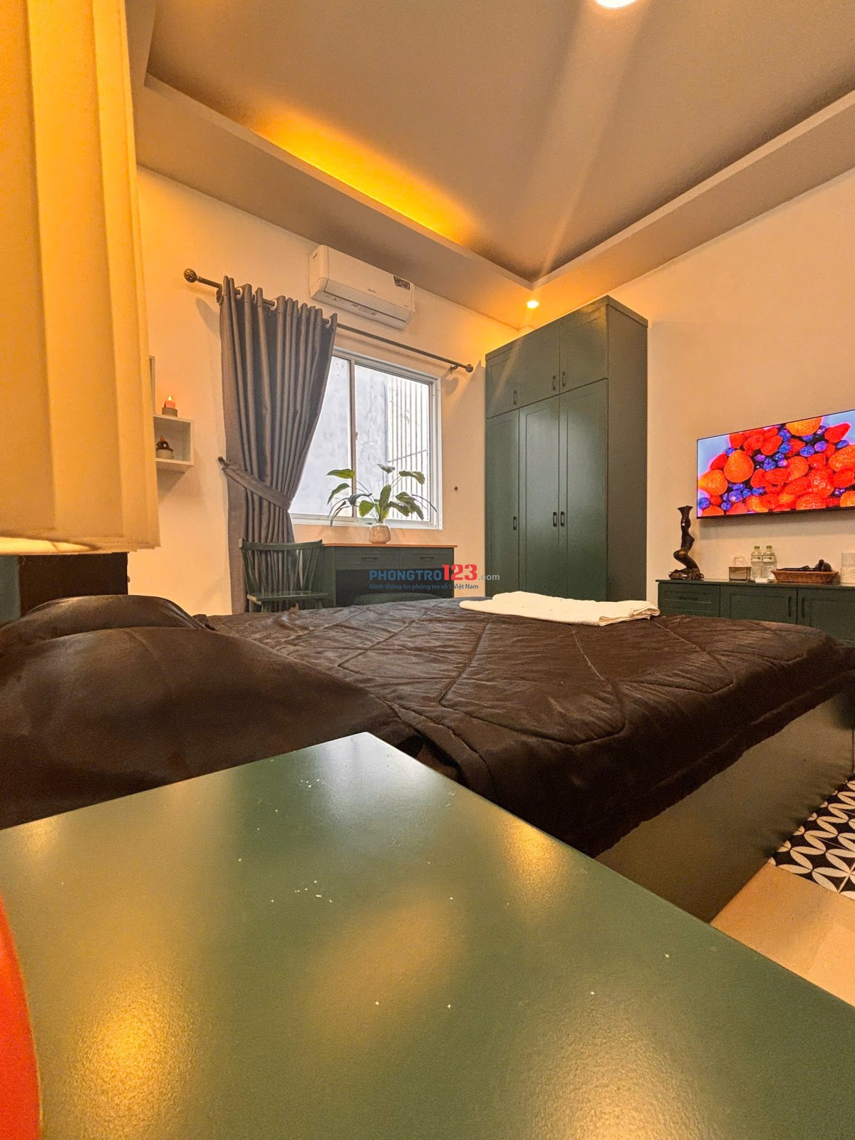 Căn Hộ Gần Cầu Thủ Thiêm, Máy Giặt Riêng, Studio 30m2, Cửa sổ trời, Gần Landmark 81,Bason, Hàng Xanh