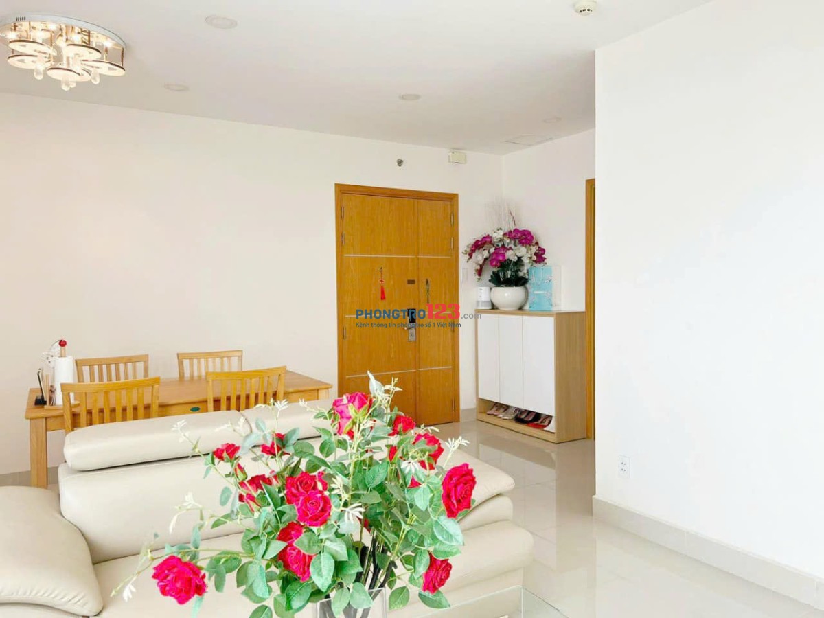 chung cư Ruby, Tân Bình rộng 90m2, 2p ngủ, NTCC giá 10,5tr