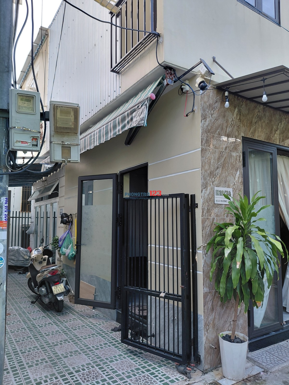 Cho thuê nhà nguyên căn 2 tầng, nằm trong kiệt đường 2/9