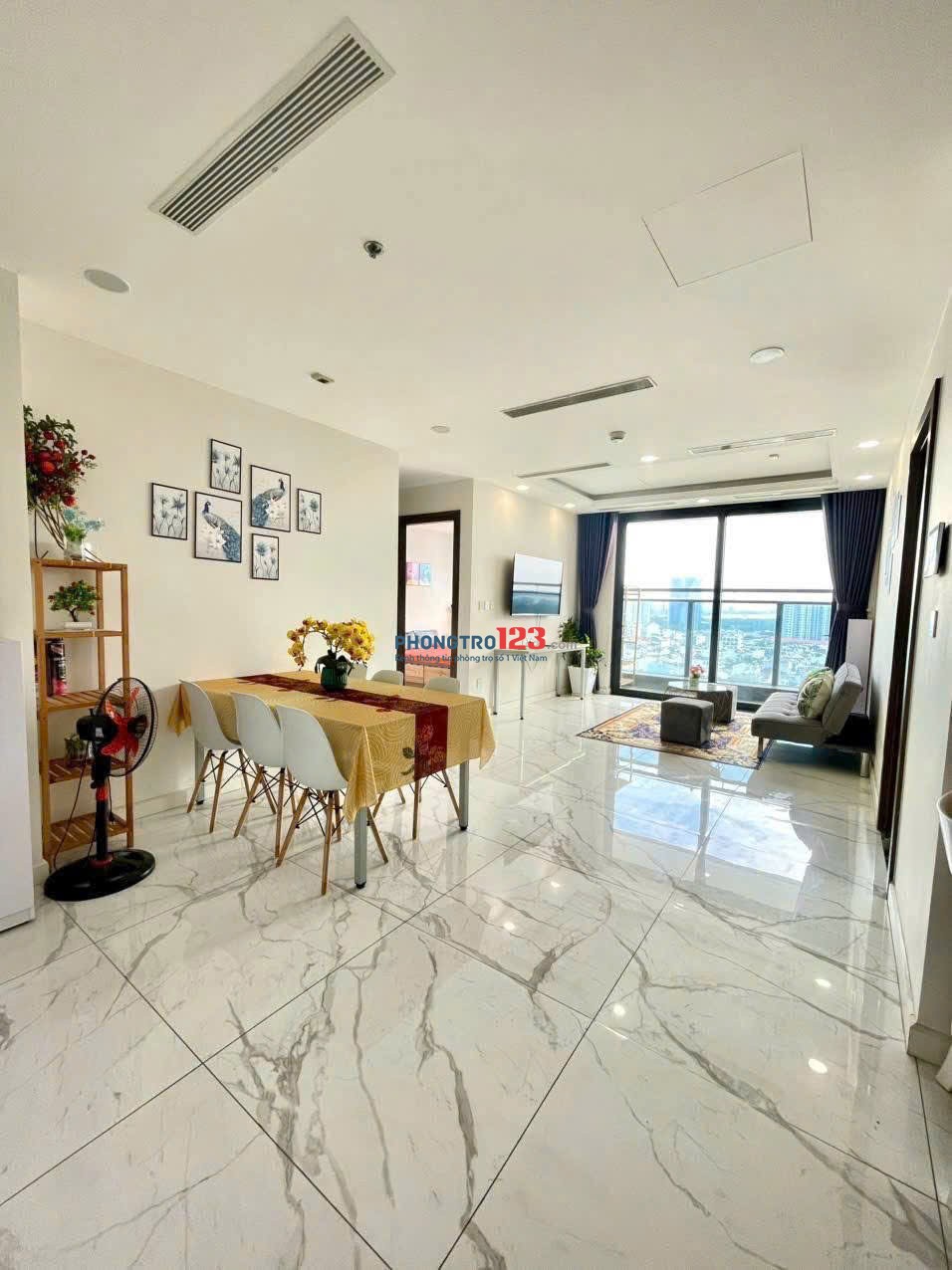 22tr/tháng, Pn- Techcons,145m2, Căn góc, 3PN, 2WC, Hoa Sứ, PN.