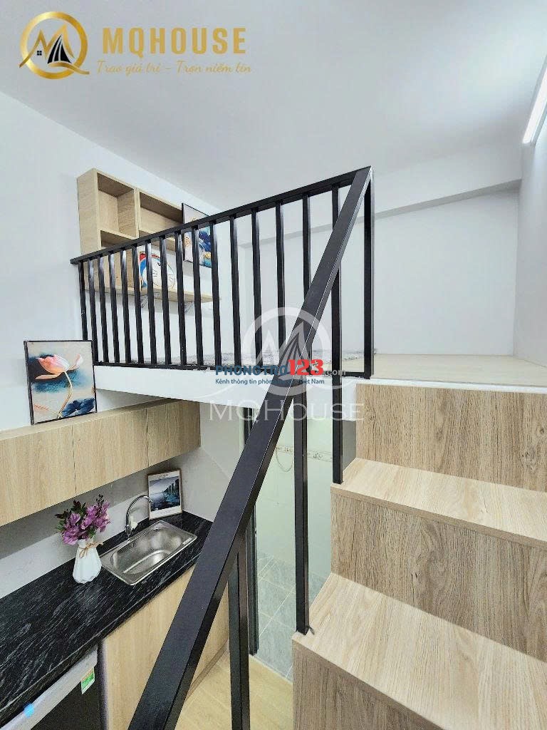 Cho thuê phòng có gác - duplex vừa xây tại quận Tân Bình