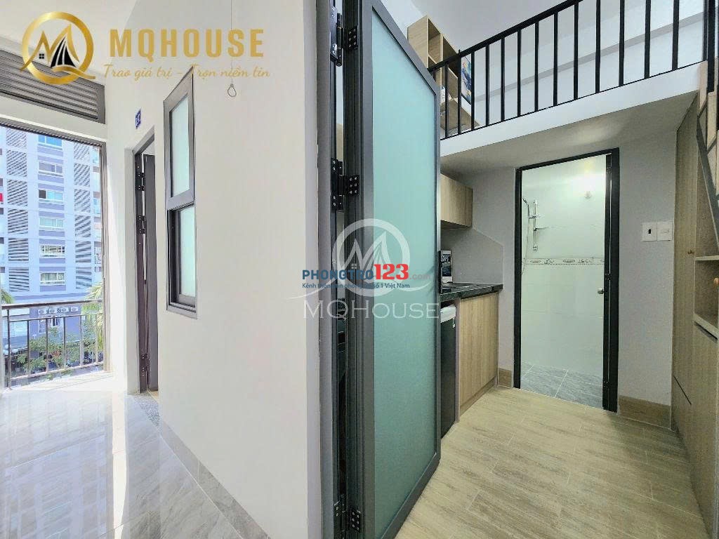 Cho thuê phòng có gác - duplex vừa xây tại quận Tân Bình