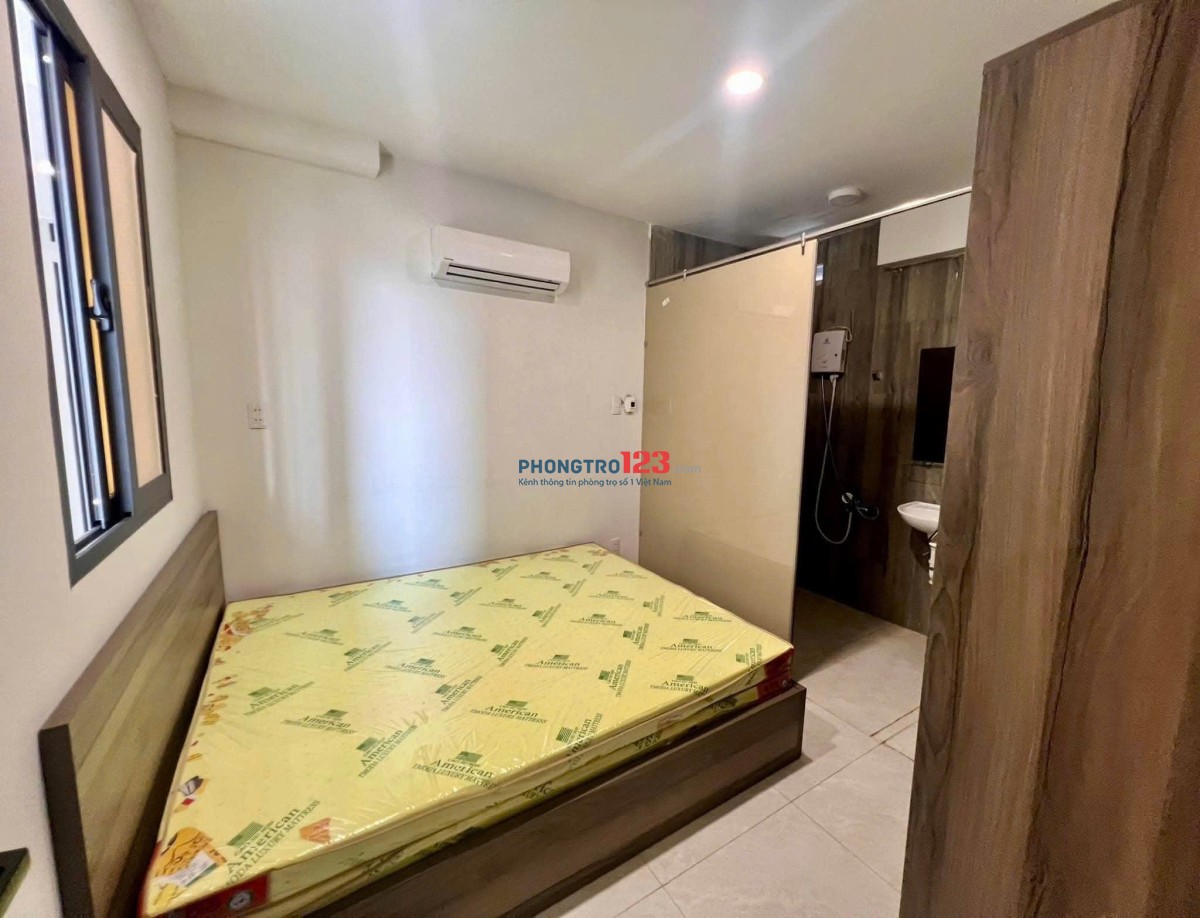 CHO THUÊ CĂN HỘ DỊCH VỤ DẠNG 2 PHÒNG NGỦ 2WC CỬA SỔ MÁY GIẶT RIÊNG GẦN ĐẠI HỌC BÁCH KHOA, HUFLIT,..