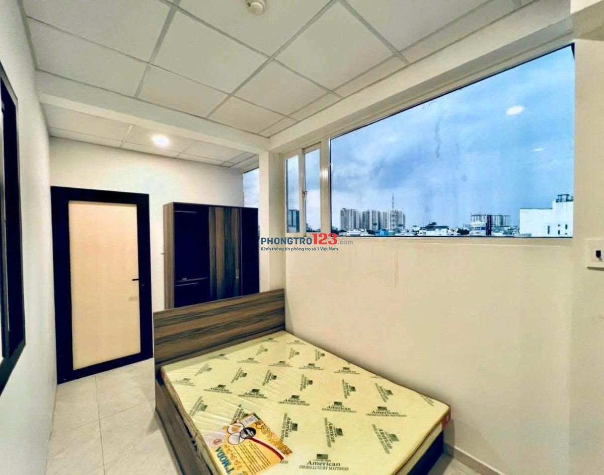 CHO THUÊ CĂN HỘ DỊCH VỤ DẠNG 2 PHÒNG NGỦ 2WC CỬA SỔ MÁY GIẶT RIÊNG GẦN ĐẠI HỌC BÁCH KHOA, HUFLIT,..