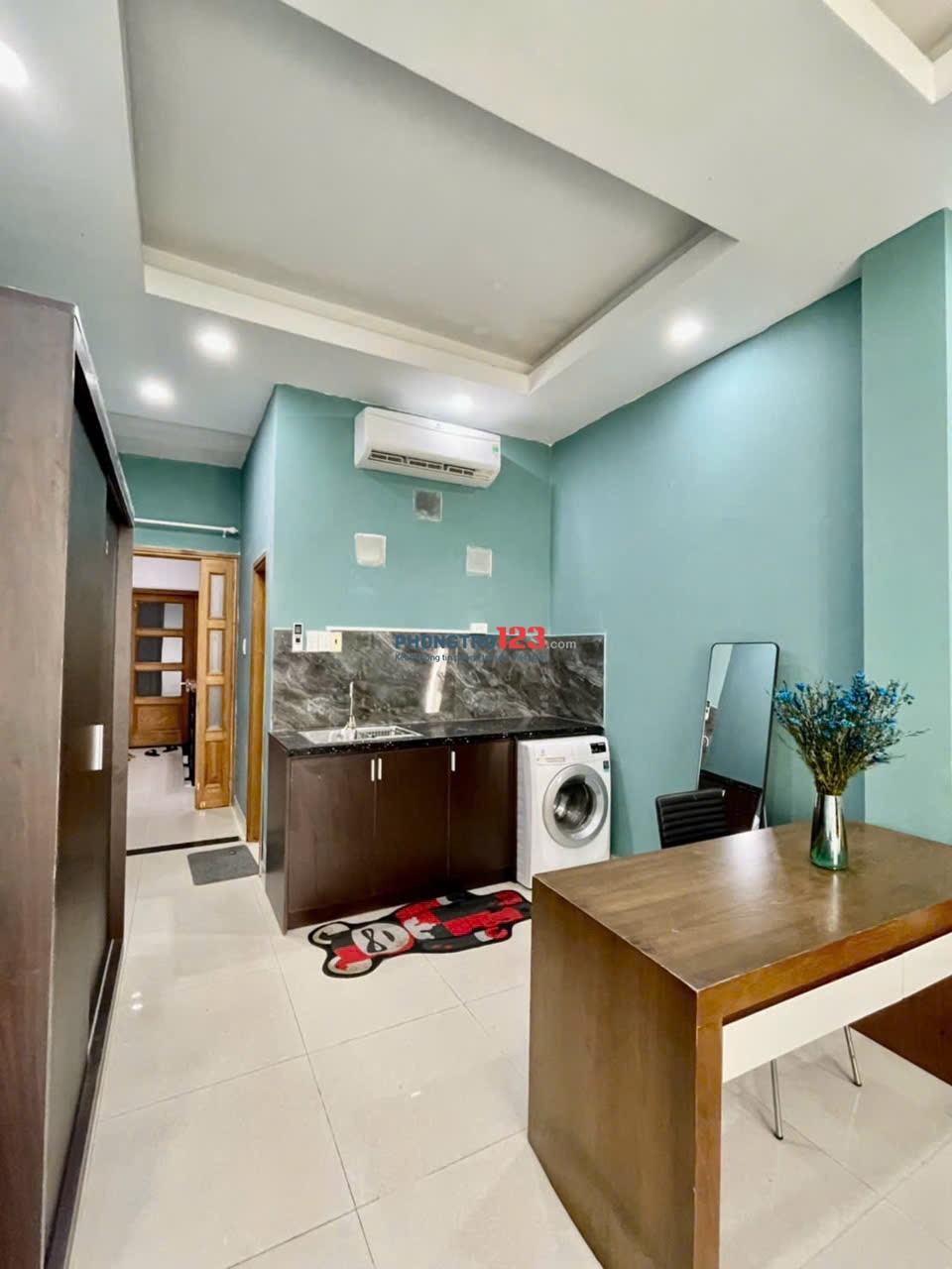 Cho Thuê Phòng/ CĂN HỘ Ban Công - Máy Giặt Riêng - dưới 7tr giáp Q1 Nguyễn Hữu Cảnh - Lh 0366197406