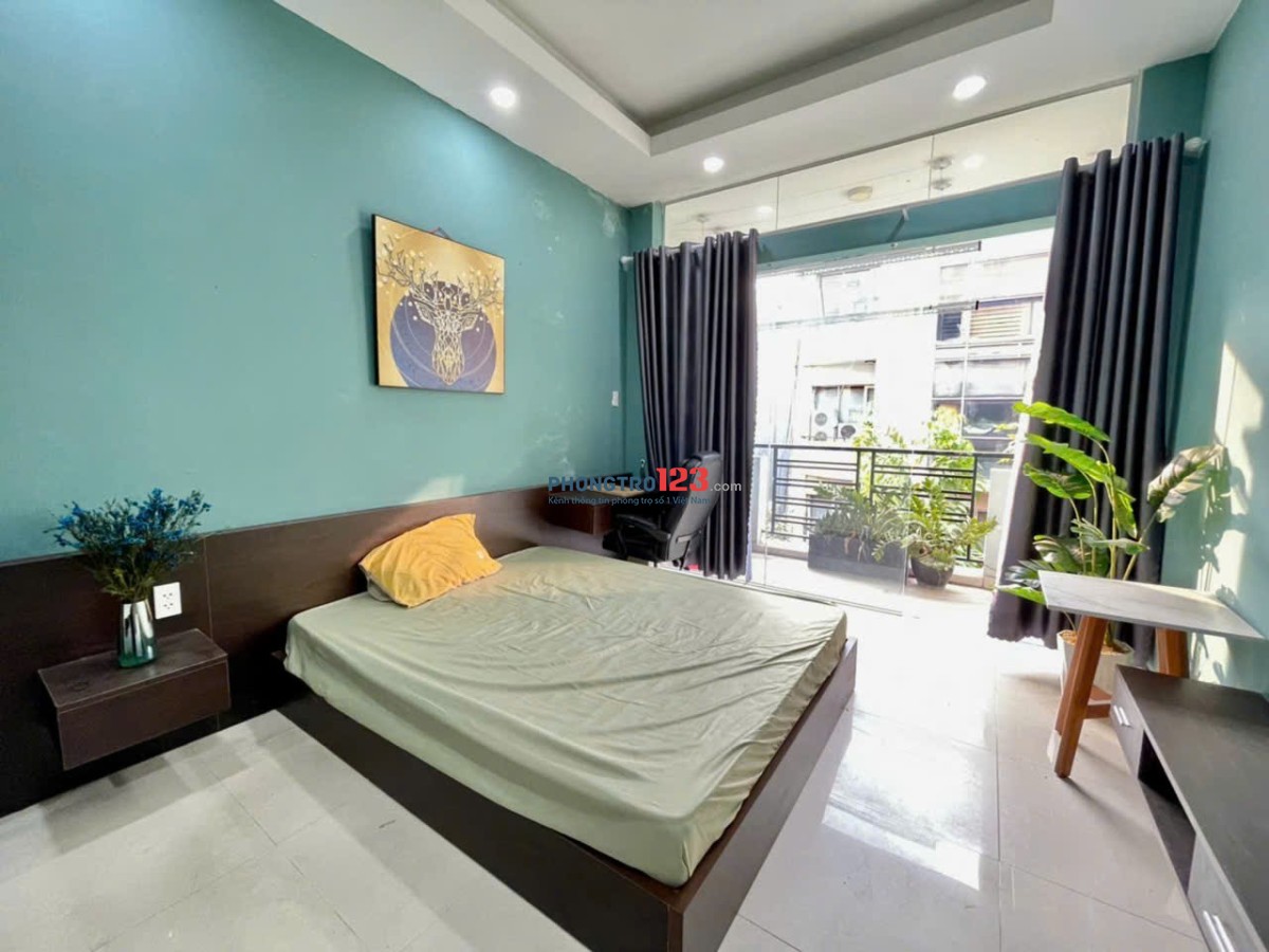 Cho Thuê Phòng/ CĂN HỘ Ban Công - Máy Giặt Riêng - dưới 7tr giáp Q1 Nguyễn Hữu Cảnh - Lh 0366197406