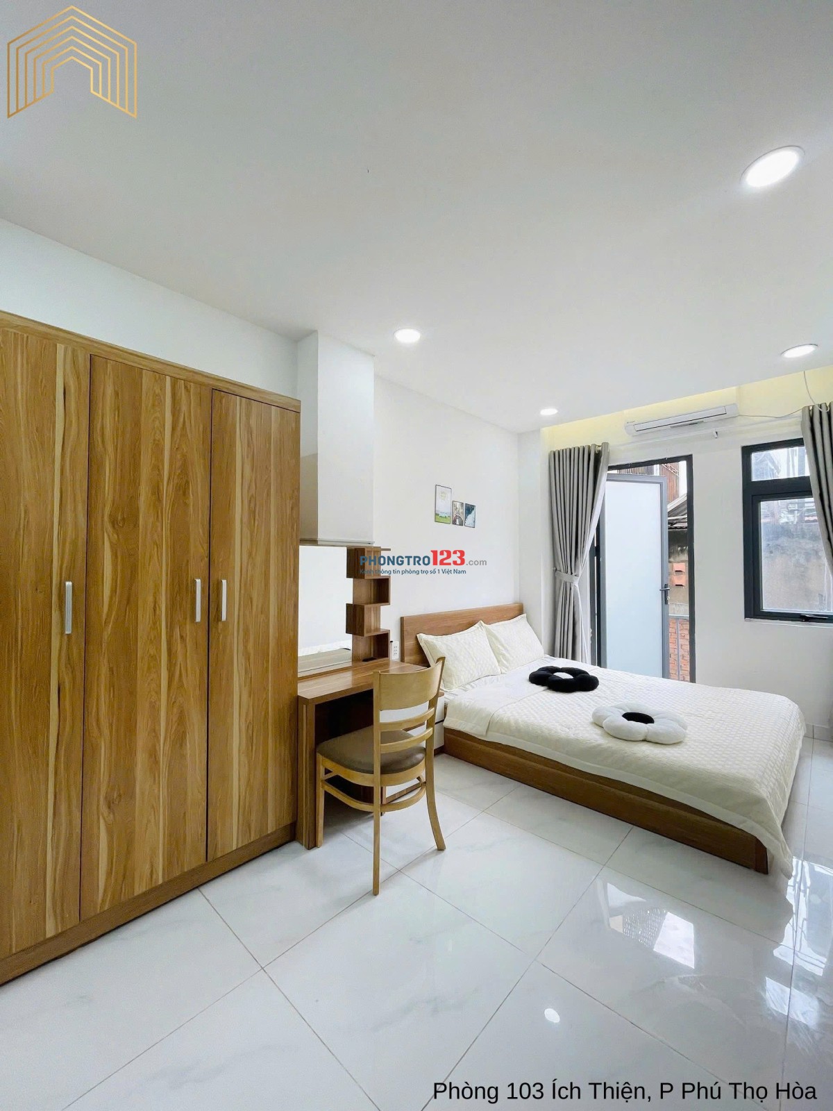 CHO THUÊ STUDIO BAN CÔNG – CỬA SỔ THOÁNG – FULL NỘI THẤT – ĐƯỜNG ÍCH THIỆN, TÂN THÀNH, TÂN PHÚ