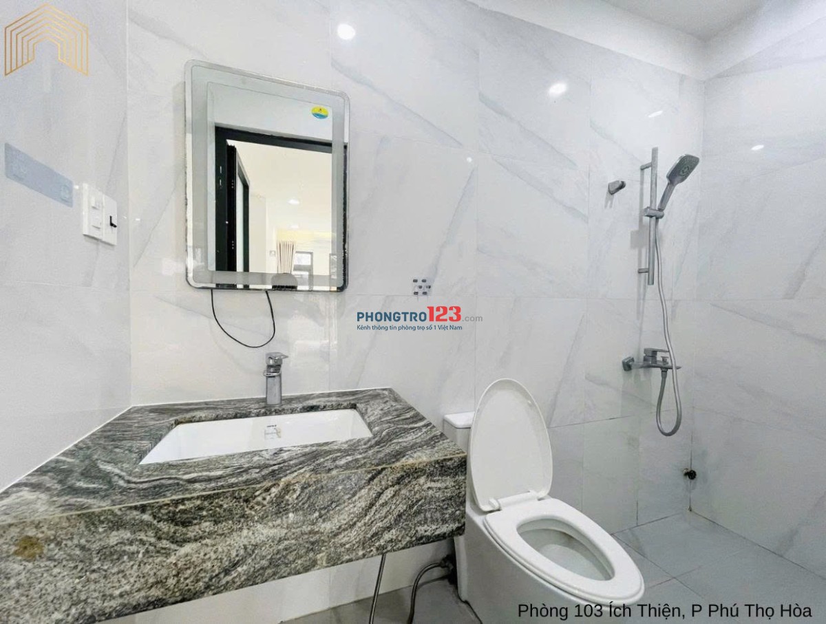 CHO THUÊ STUDIO BAN CÔNG – CỬA SỔ THOÁNG – FULL NỘI THẤT – ĐƯỜNG ÍCH THIỆN, TÂN THÀNH, TÂN PHÚ