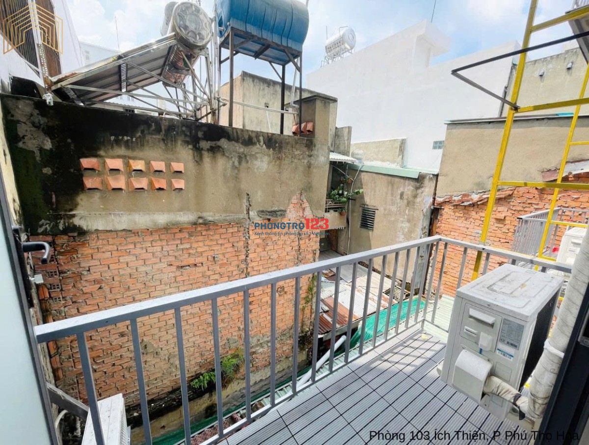 CHO THUÊ STUDIO BAN CÔNG – CỬA SỔ THOÁNG – FULL NỘI THẤT – ĐƯỜNG ÍCH THIỆN, TÂN THÀNH, TÂN PHÚ