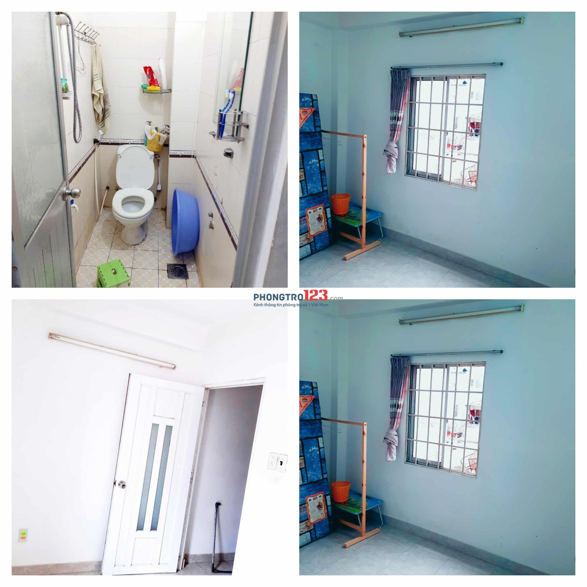 Cho Thuê Phòng Q3,cửa sổ nệm quạt.1tr6 2tr5