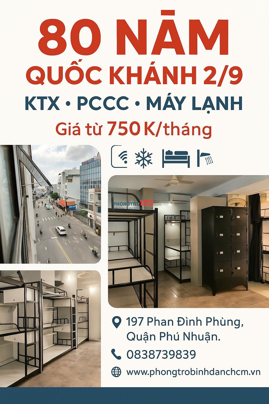 KTX Quận Phú Nhuận - nơi trú ẩn của dân chơi hệ tiết kiệm!