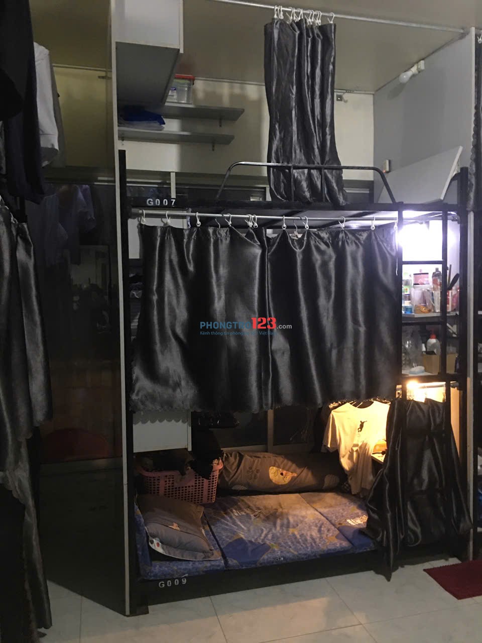 CHO THUÊ KÝ TÚC XÁ BÌNH DÂN - GIÁ RẺ, QUẠN 10 CHỈ 650K/GIƯỜNG