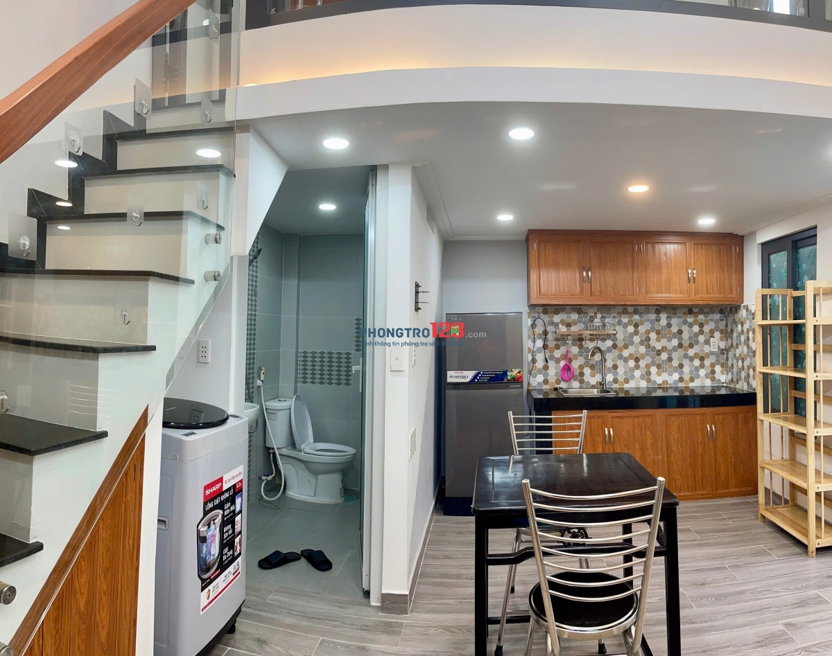 CĂN HỘ CAO CẤP 1 TRỆT 1 LẦU MÁY GIẶT RIÊNG 40M2 FULL NỘI THẤT QUANG TRUNG P10 GÒ VẤP