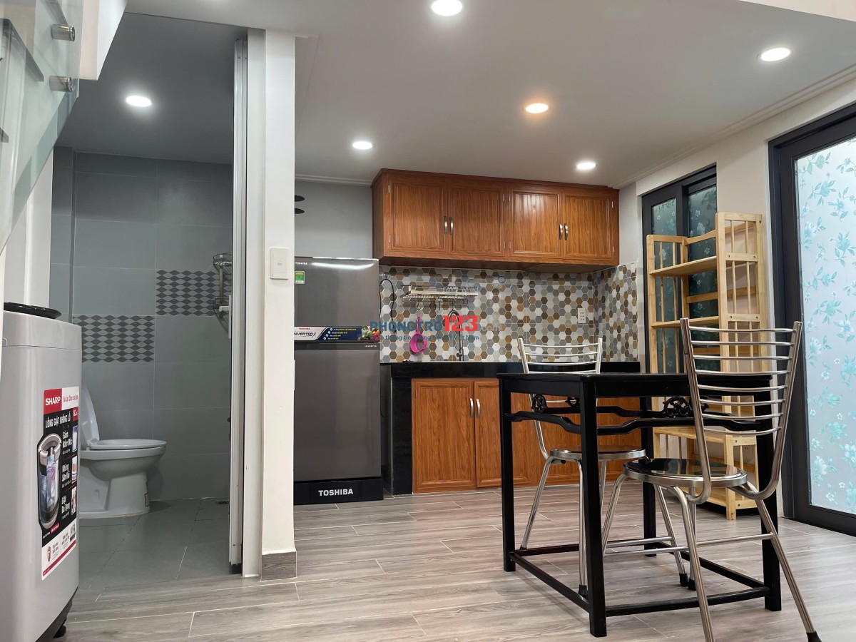 CĂN HỘ CAO CẤP 1 TRỆT 1 LẦU MÁY GIẶT RIÊNG 40M2 FULL NỘI THẤT QUANG TRUNG P10 GÒ VẤP