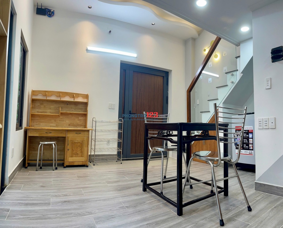 CĂN HỘ CAO CẤP 1 TRỆT 1 LẦU MÁY GIẶT RIÊNG 40M2 FULL NỘI THẤT QUANG TRUNG P10 GÒ VẤP