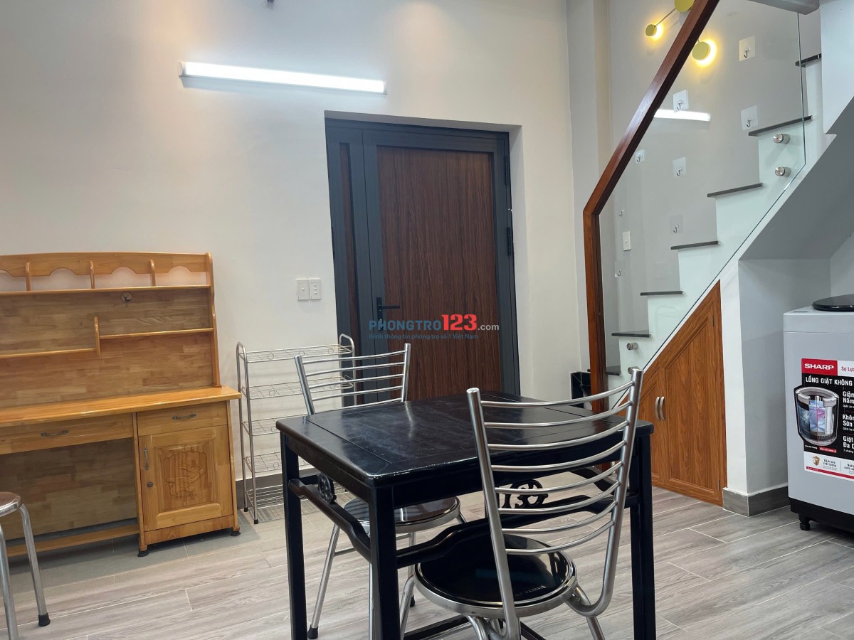 CĂN HỘ CAO CẤP 1 TRỆT 1 LẦU MÁY GIẶT RIÊNG 40M2 FULL NỘI THẤT QUANG TRUNG P10 GÒ VẤP