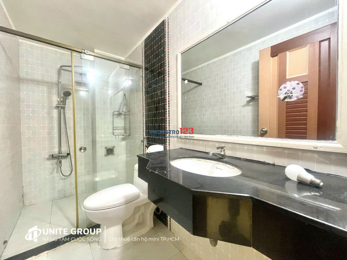cho thuê phòng trọ quận 3, mới 100% dạng 1 phòng ngủ gần Công trường dân chủ, chợ bàn cờ (thang máy)