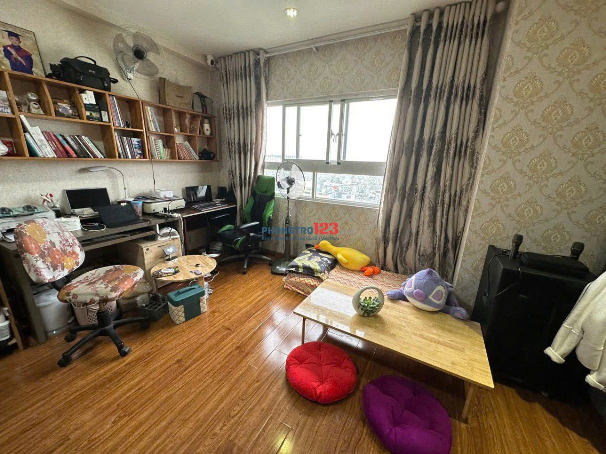 Chung cư Miếu Nổi, Vũ Huy Tấn, BT: 90m2, 3p ngủ, full nt, 13tr5/th