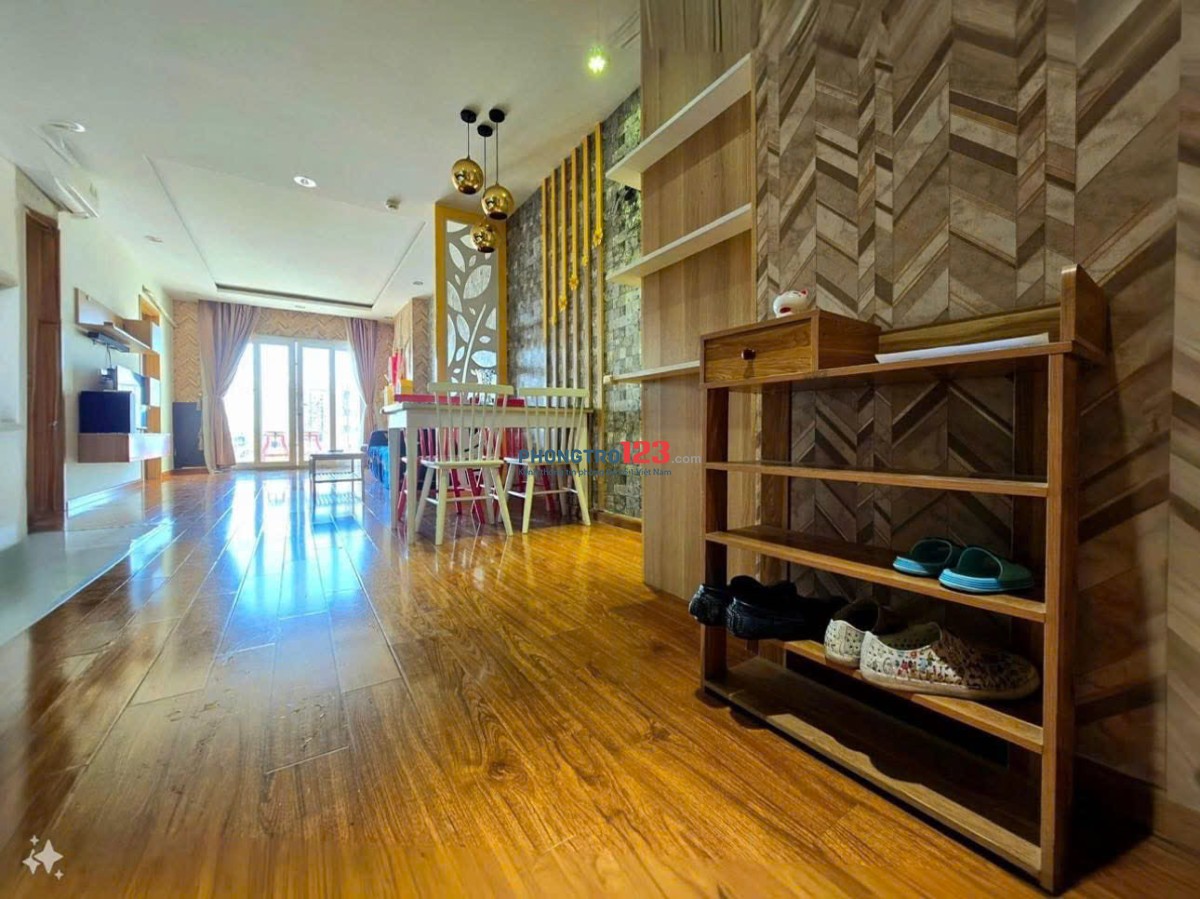 Chung cư Miếu Nổi, Vũ Huy Tấn, BT: 90m2, 3p ngủ, full nt, 13tr5/th