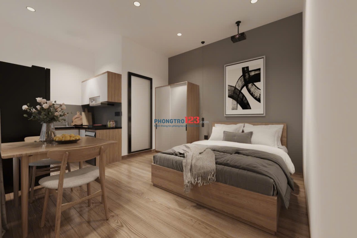 KHAI TRƯƠNG PHÒNG FULL NỘI THẤT CAO CẤP Ở BÌNH THẠNH NGAY CHỢ BÀ CHIỂU GIÁP Q3,Q1 - LH: 0334998413