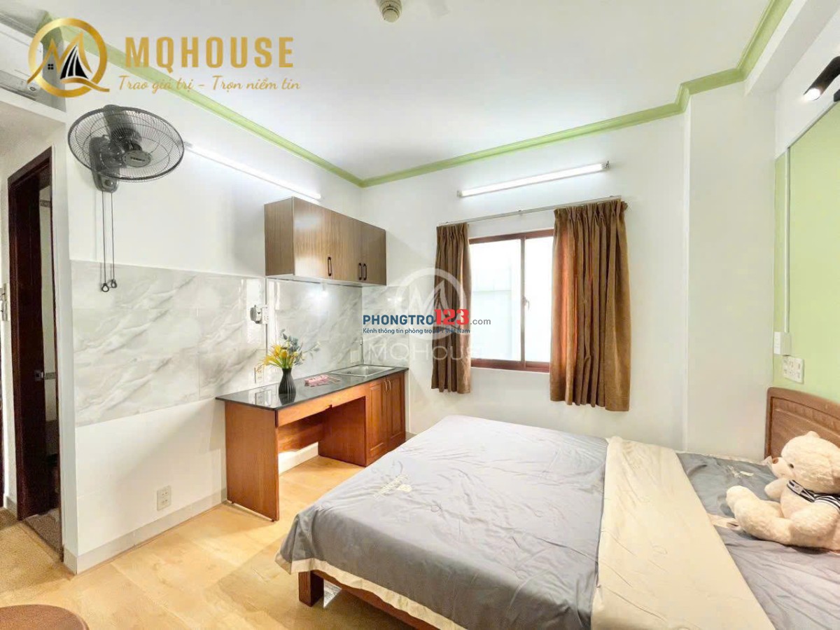  CĂN HỘ STUDIO ĐẸP – FULL NỘI THẤT GẦN SÂN BAY – CHỈ CẦN XÁCH VALI VÀO Ở 