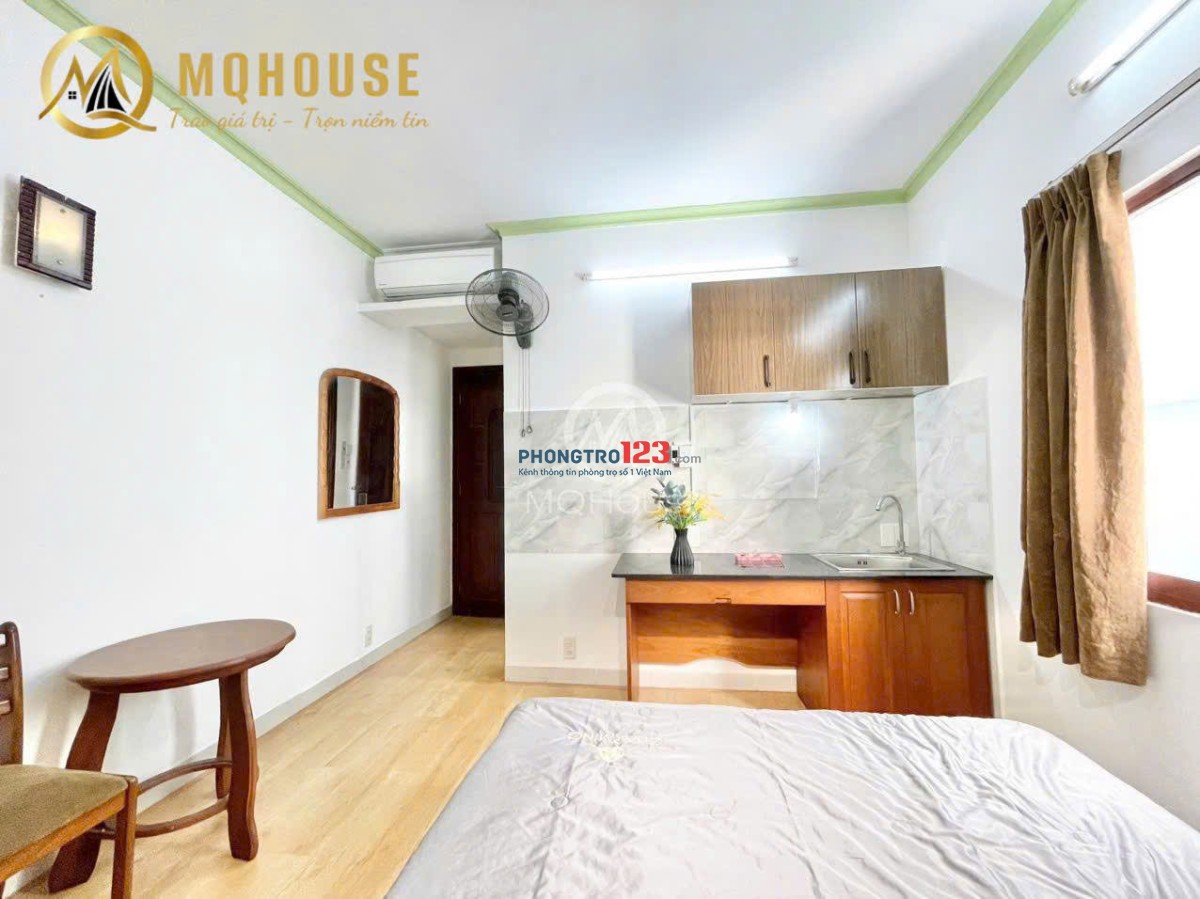  CĂN HỘ STUDIO ĐẸP – FULL NỘI THẤT GẦN SÂN BAY – CHỈ CẦN XÁCH VALI VÀO Ở 
