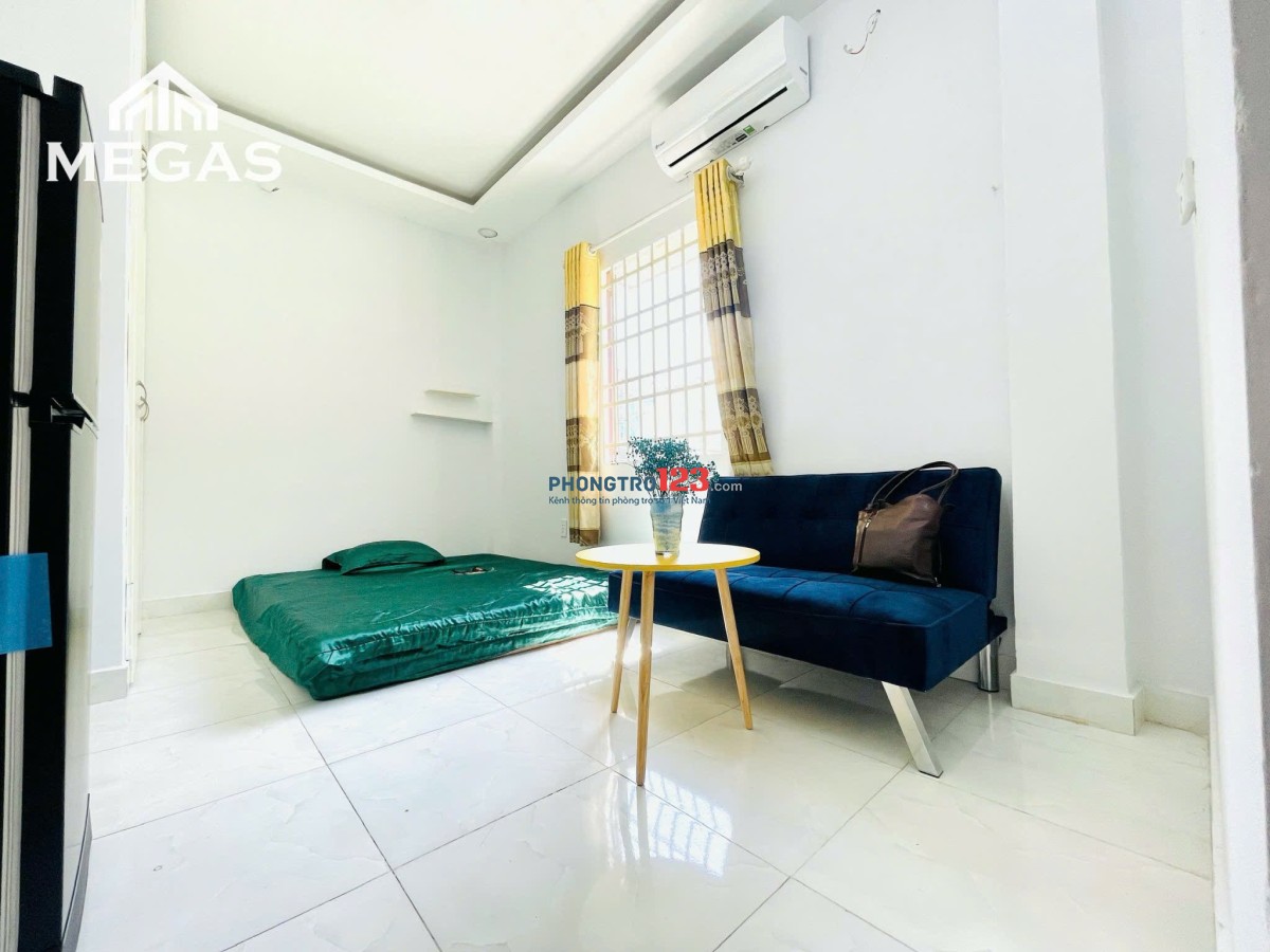 CHO THUÊ PHÒNG TRỌ-25M2-CỬA SỔ LỚN -FULL NỘI THẤT-THANG MÁY-GẦN VẠN HẠNH MALL-ĐH BÁCH KHOA, HUFLIT
